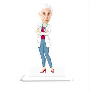 Custom Caricature Photo Stand