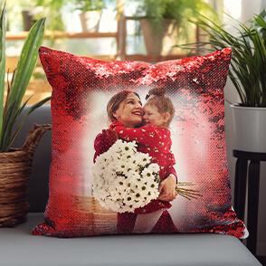 Custom Sequin Pillow