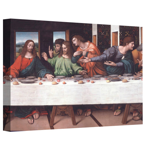 The Last Supper by Leonardo da Vinci on Canvas Prints0