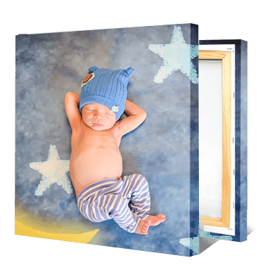 Baby Photo on Canvas Prints - Size 8x10 Baby Photo on Canvas Prints - Size 8x10
