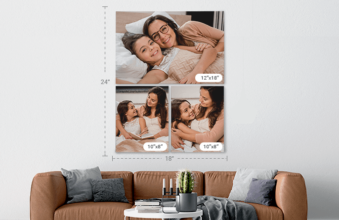 Multi Canvas Wall Displays Canvas Photo Wall Displays