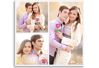 create a canvas photo collage collage canvas prints 3 photos collage