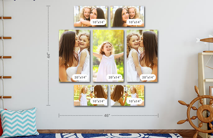 How to Make a Perfect Photo Gallery Wall | CanvasChamp