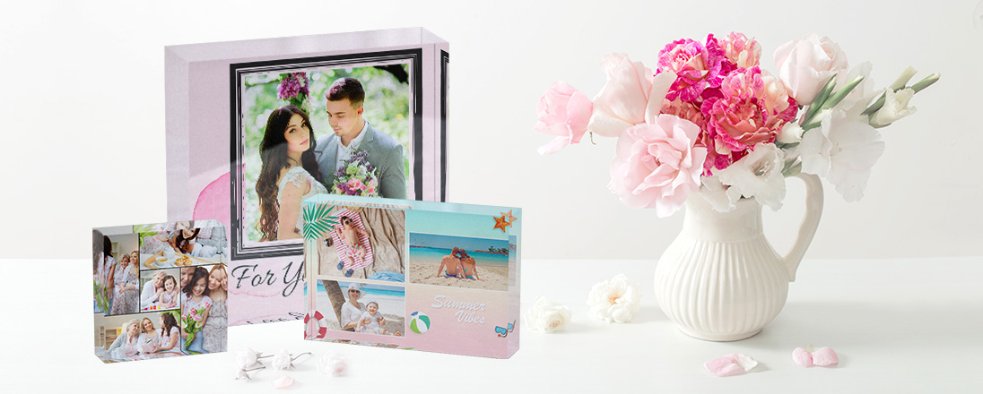 Upgrade home decor with Acrylic Photo blocks by CanvasChamp