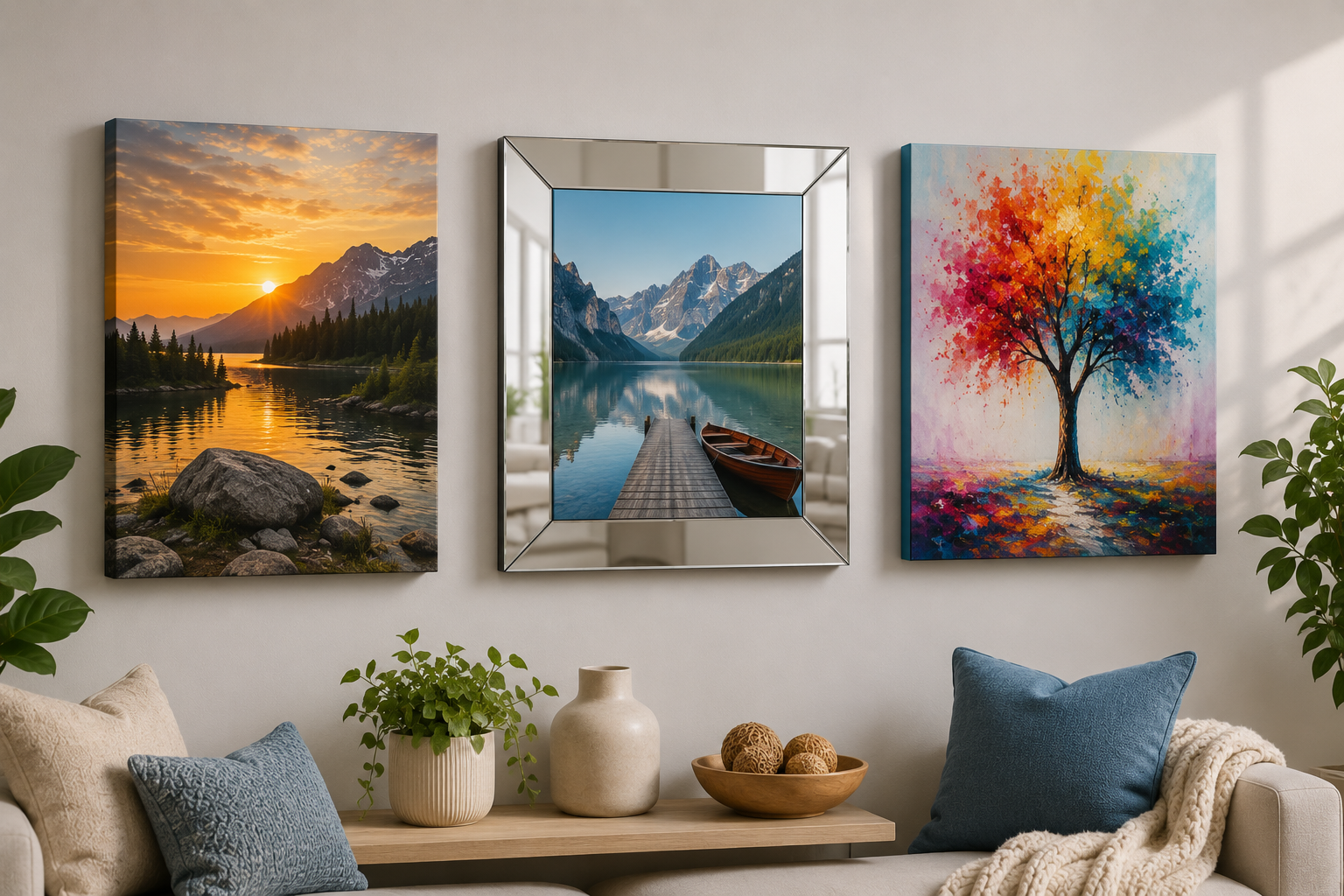 Canvas Print Styles: Gallery Wrap vs Mirror vs Color Canvas Print Styles: Gallery Wrap vs Mirror vs Color