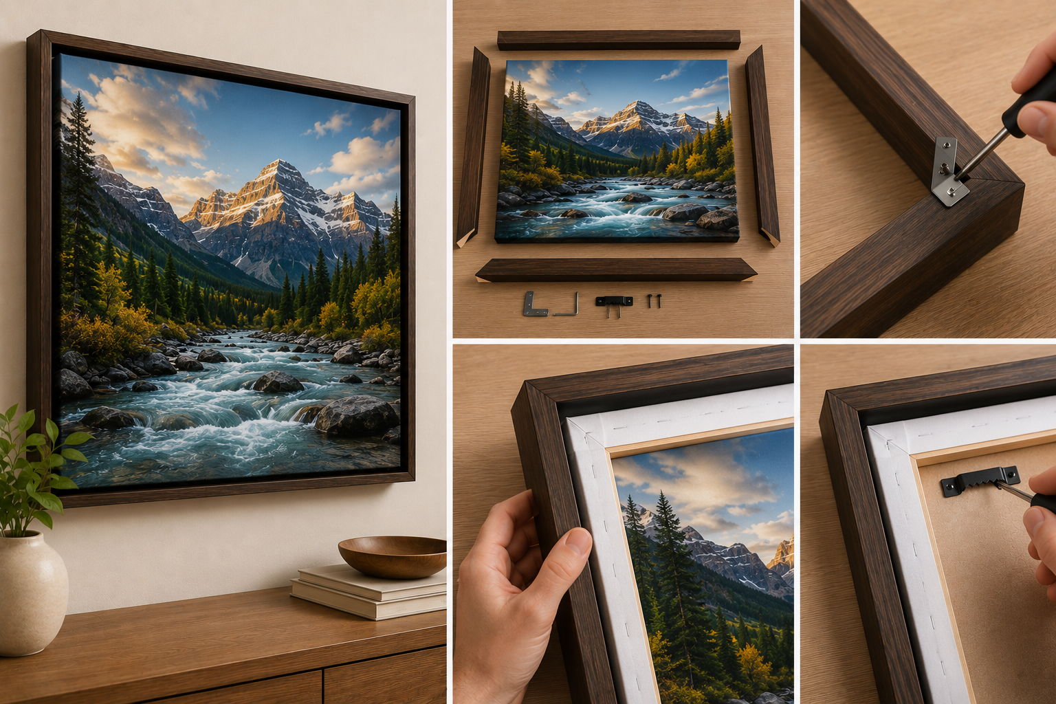 How to Frame a Canvas Print: DIY Tips for a Gallery Look How to Frame a Canvas Print: DIY Tips for a Gallery Look