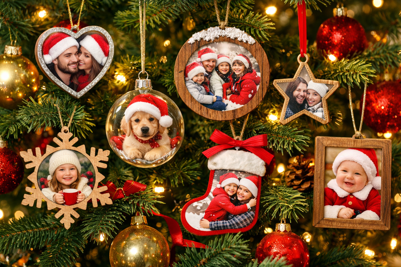 Creating Unique Christmas Ornaments with Photos