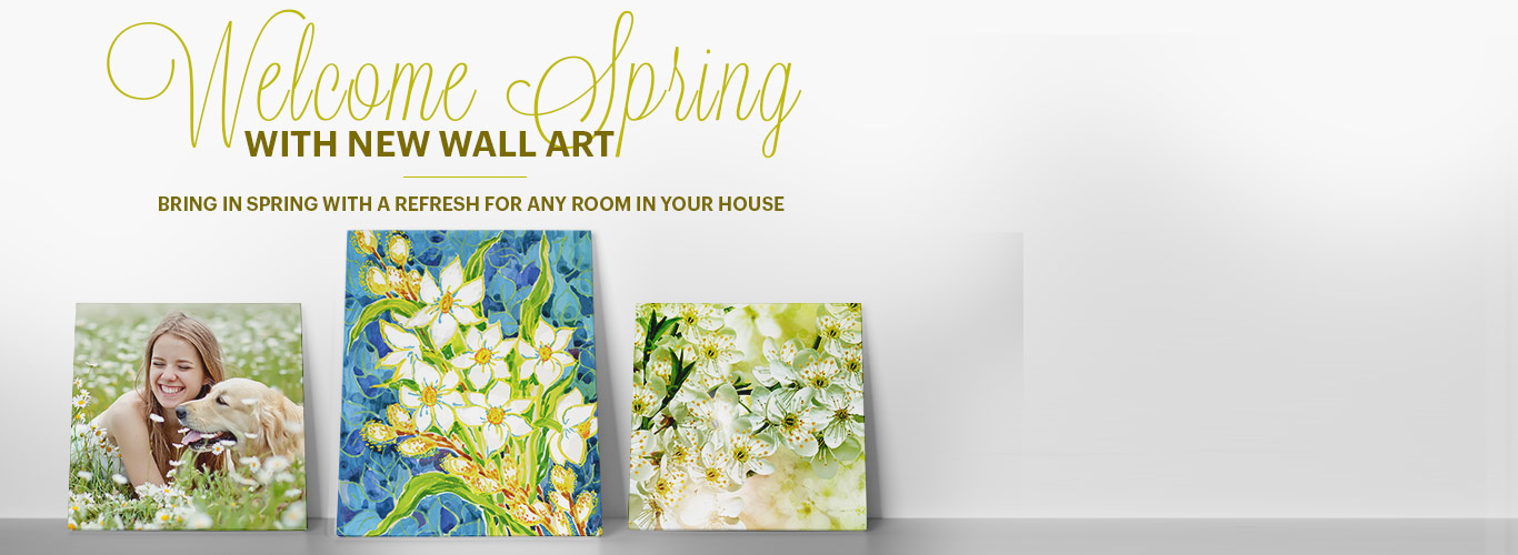 Bring in Spring with Canvas Wall Art Bring in Spring with Canvas Wall Art