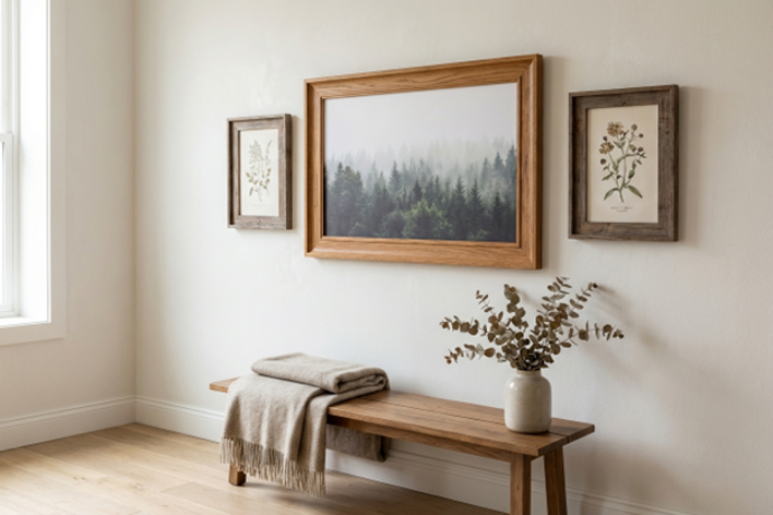 Wood Framed Canvas Prints: A Touch of Rustic Elegance