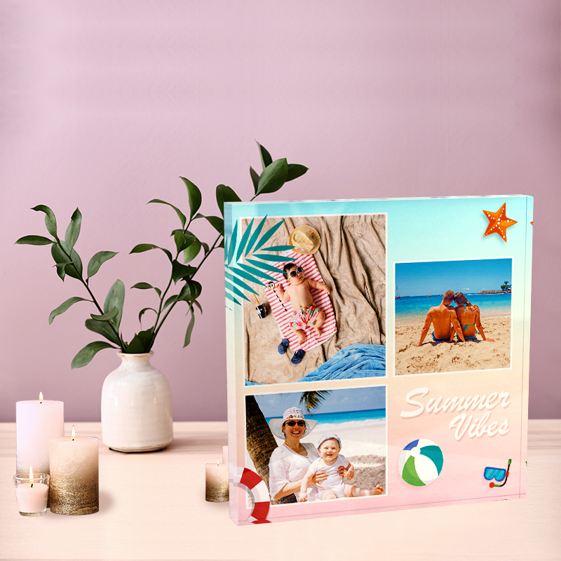 Acrylic Photo Block Collage