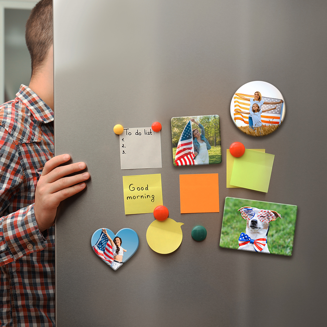Acrylic Square Photo Magnet3 x 3 inch,