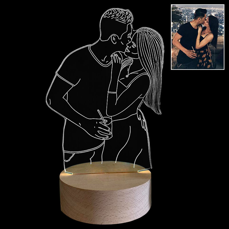 Customized Gifts , Personalized Photo 3D Lamp - Custom Gift for Her/Him , Gift for Dad