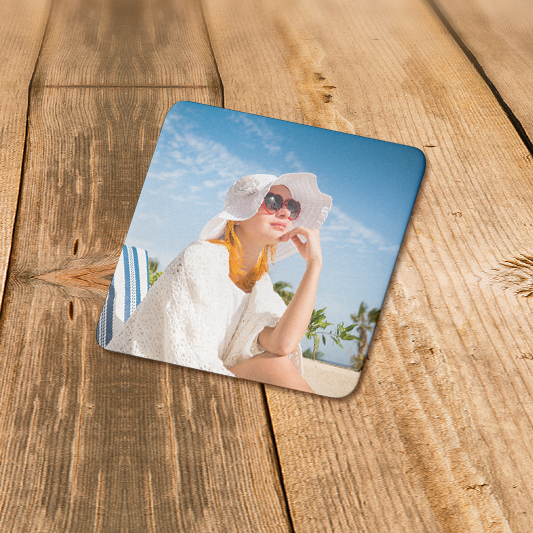 Round Photo Coasters