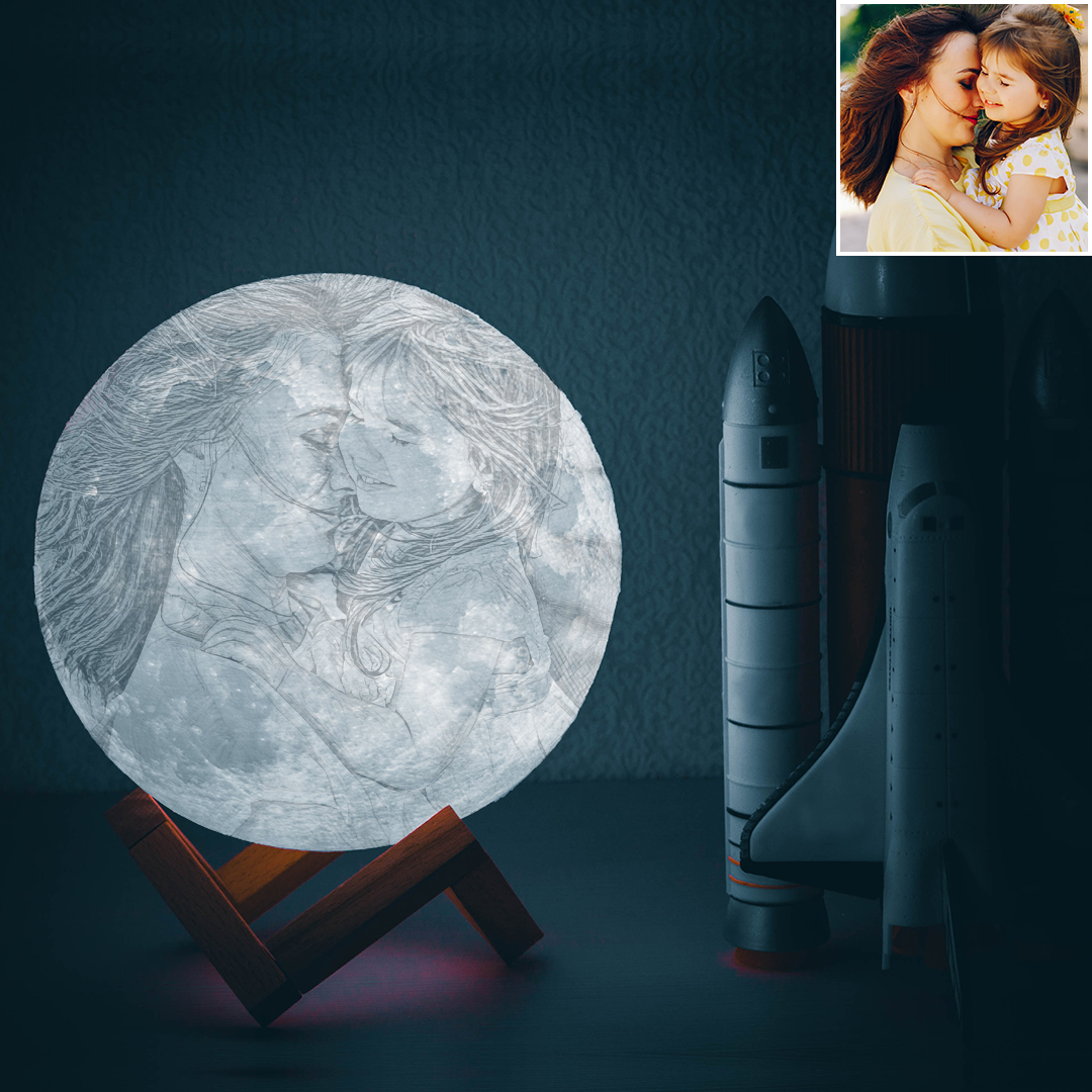 Moon Lamp, Personalized Gift, Mothers Day Gift, Custom Gift, Gift For Mum, Personalized Mothers Gifts, Mothers Day Gift Ideas