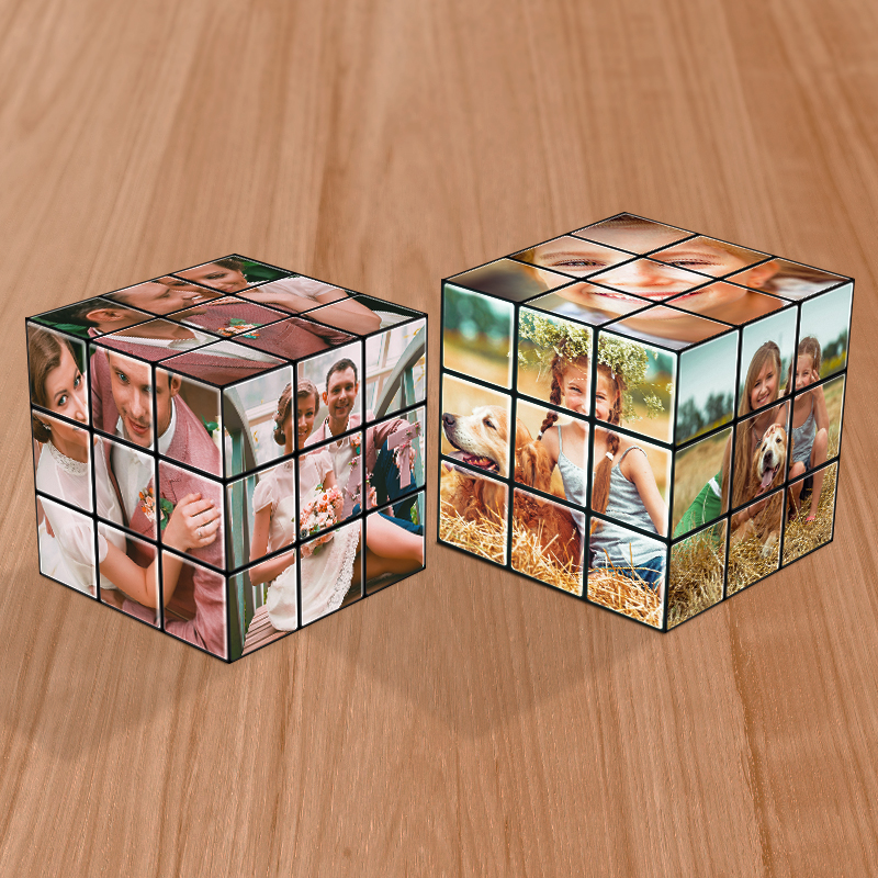 Custom Photo Rubik's Cube - Personalized Rubiks Cube - 3X3 - Design Your Own Custom Puzzle Gift