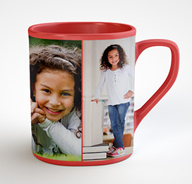 Personalized Coffee Mugs - Two Photo Layout