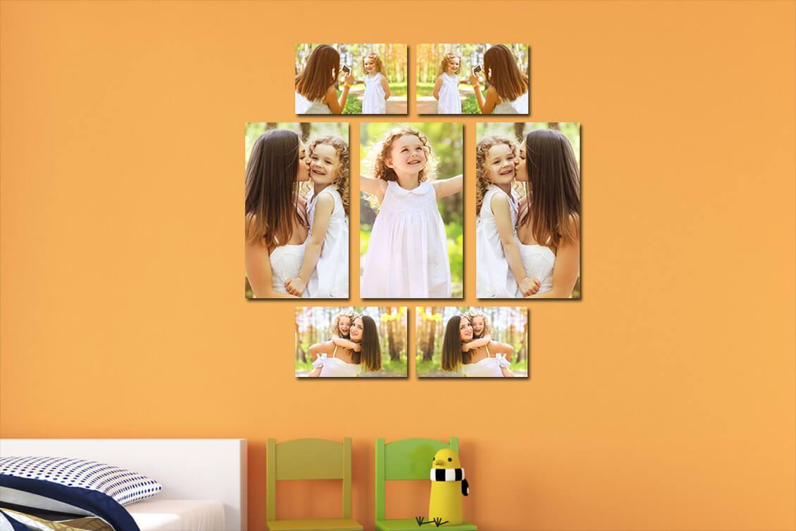 Multi Canvas Wall Displays Canvas Photo Wall Displays