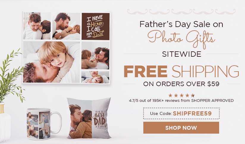 Father’s Day Sale on Photo Gifts