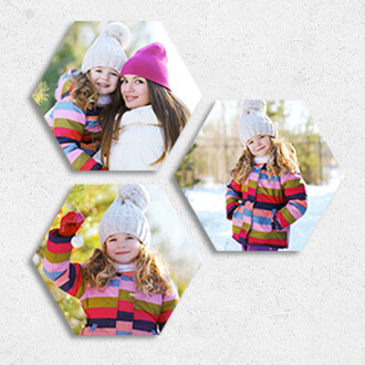 Hexagon Shaped Canvas