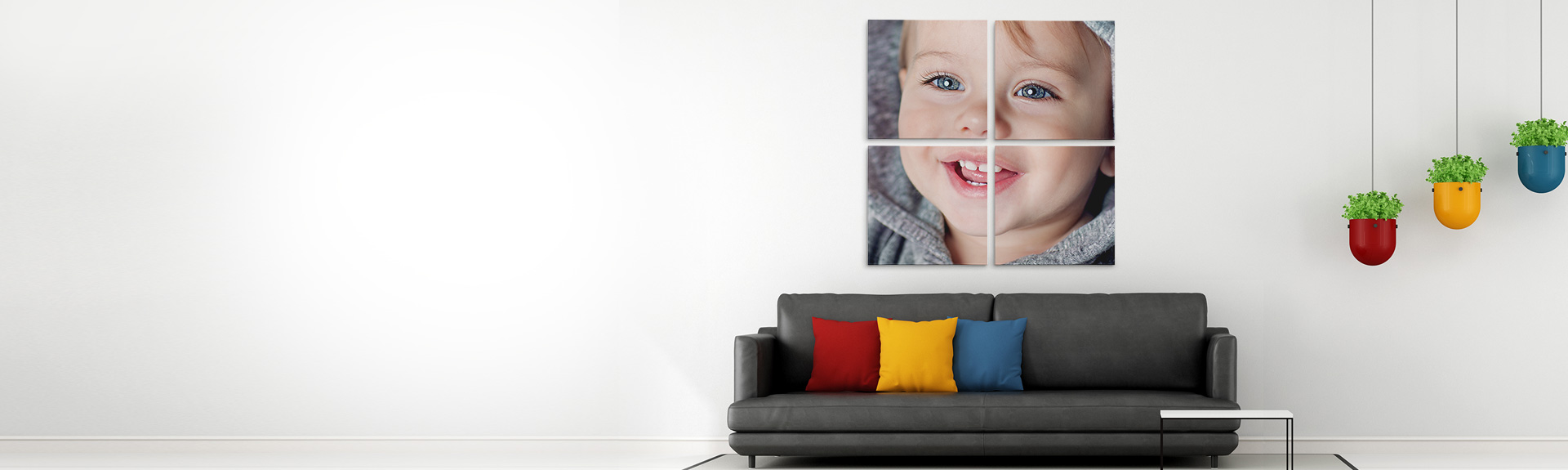 split canvas prints custom