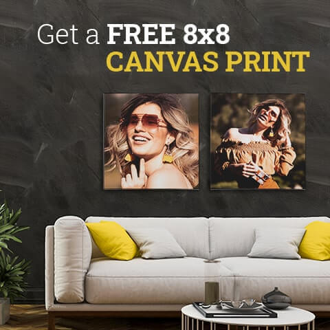 Get free 8x8 canvas print by Canvaschamp