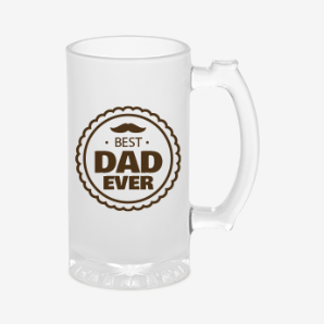 personalized best dad ever beer mug united states