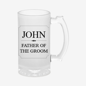 personalized groom beer mug united states