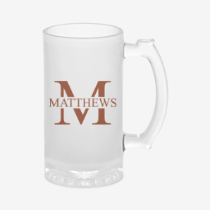 personalized groomsmen beer mug united states
