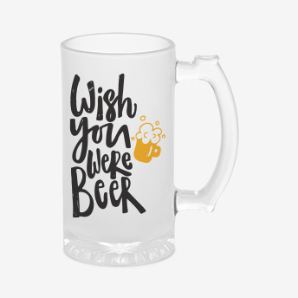 personalized wish you were beer mug united states