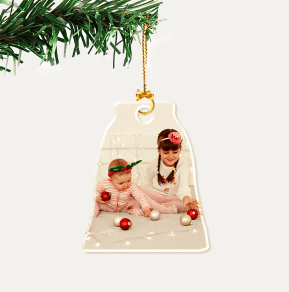 Bell Photo Ornament Black Friday Day Sale