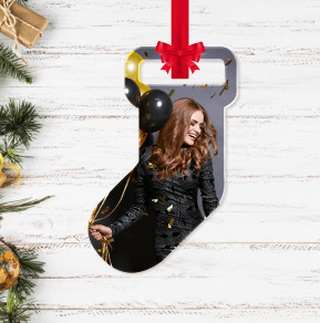Stocking Photo Ornament Black Friday Day Sale