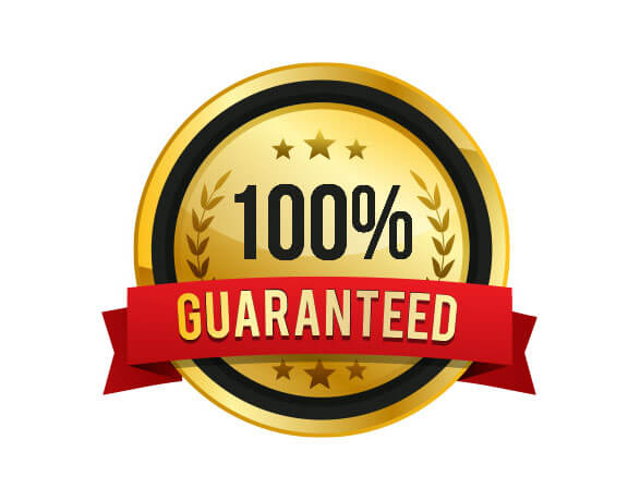 100% Quality Guarantee 100% Quality Guarantee