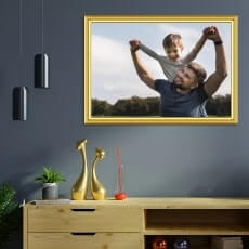 Golden Wooden Frame