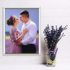 Silver Wooden Frame