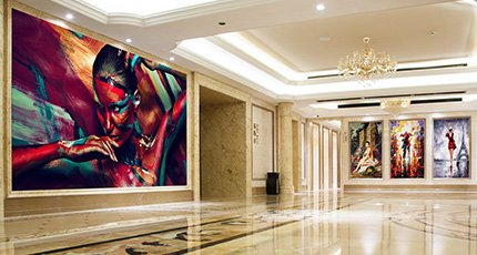 Luxury lobby - Luxury lobby Wall Art