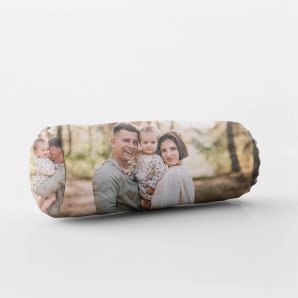 Dad Photo on Bolster Pillow