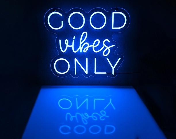 LED Neon Sign Create large Light Box 