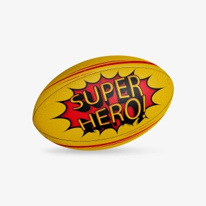 Custom Rugby Balls - For Favorite Superhero