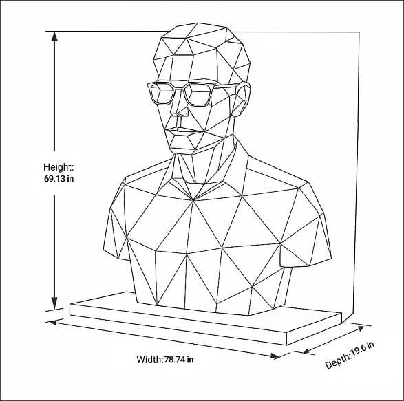 Available Personalized Statue’s Sizes Available Personalized Statue’s Sizes