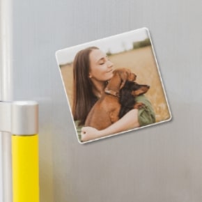 Custom Pet Photo Magnet - Square Magnets