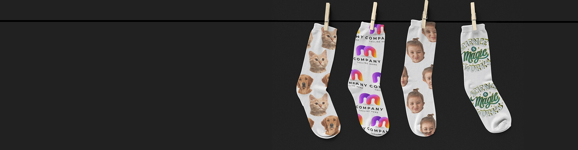 Custom Face Sockspersonalized Socks Giftput Your Child Face 