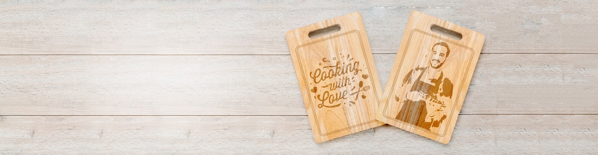 Personalised Wooden Laser Engraved Chopping And Service Board 