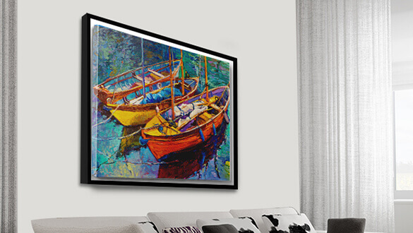 We Love Floating Canvas Frames for Paintings We Love Floating Canvas Frames for Paintings