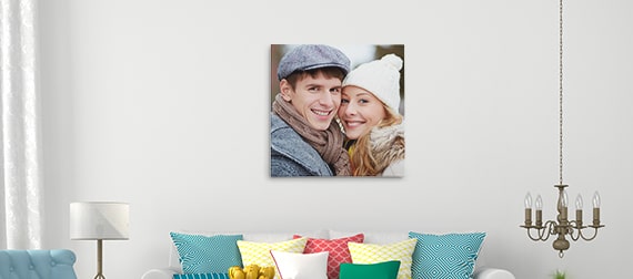 FREE POSTAGE Your Own Personalised Photo On Canvas Print Ready To Hang Any Size 