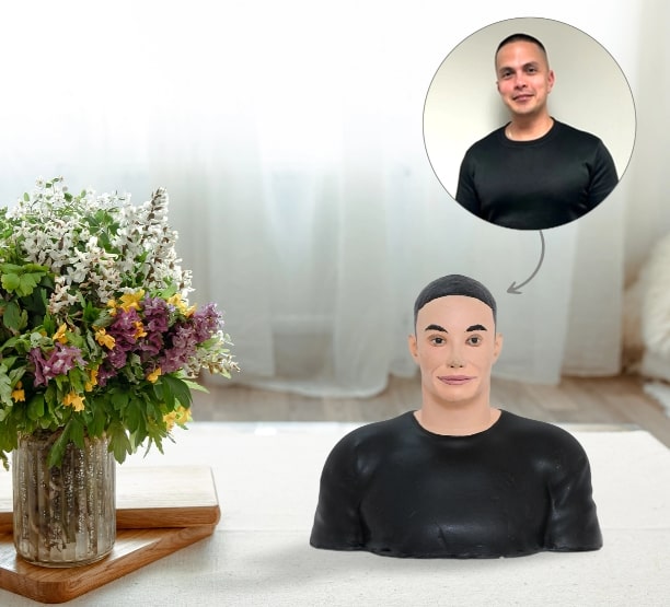 Custom 3D Printed Miniatures - For Single Half Body