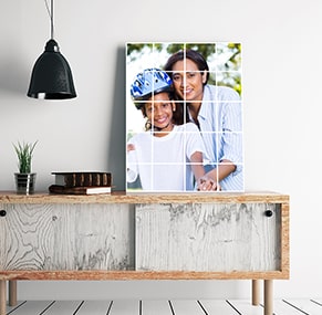 Photo Mosaic on Canvas