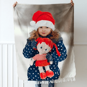 Custom Woven Blankets for Christmas Sale United States
