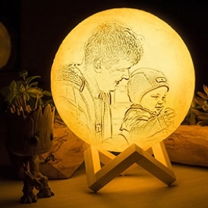 Custom Photo Moon Lamp Father's Day Sale united states