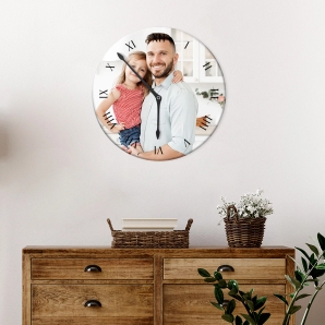 Custom Wall Clock Punctual Dad Father's Day Sale united states