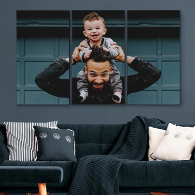 Custom Split Canvas Prints Father's Day Sale united states